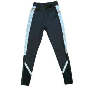 Missguided Black and Gray Leggings Size 4